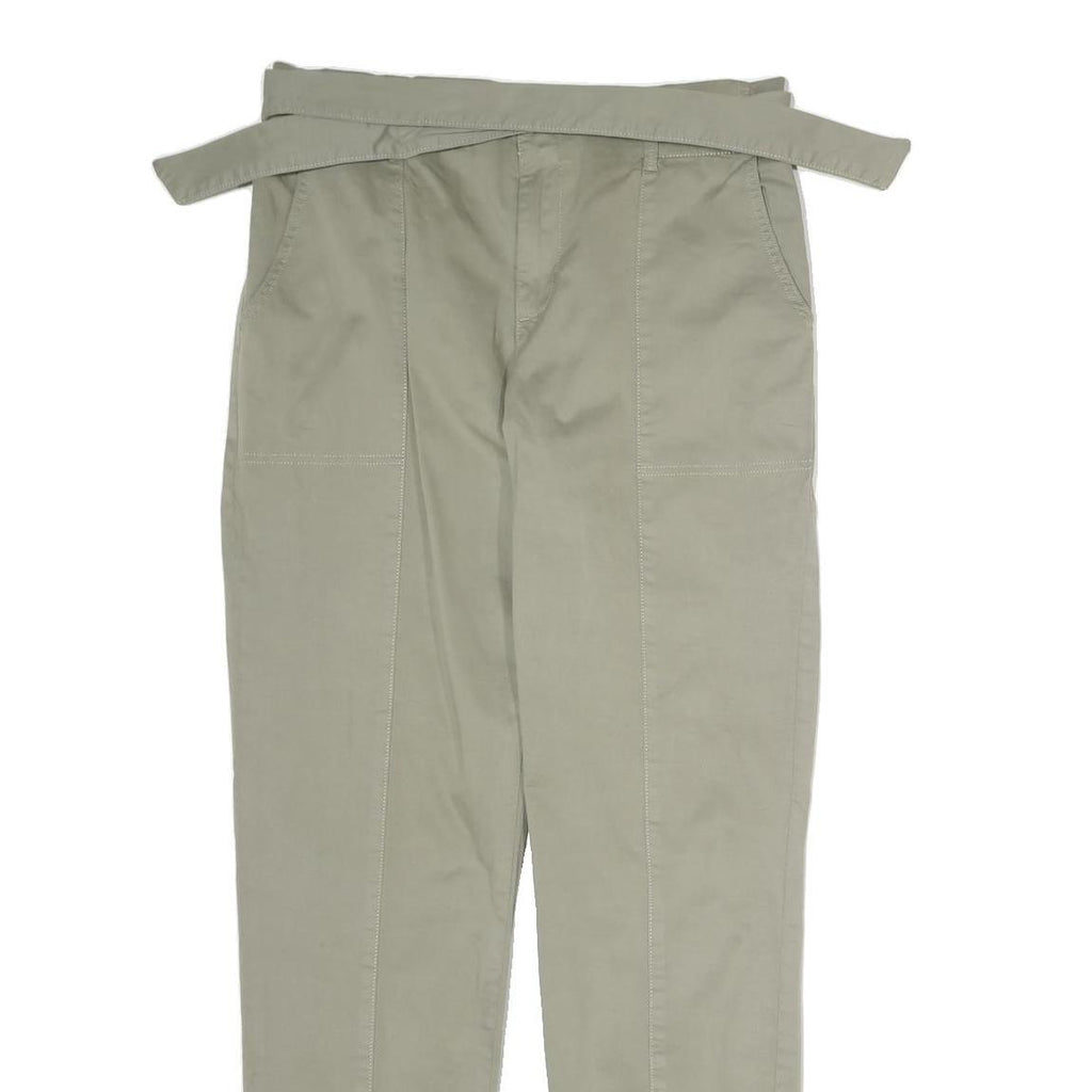 REITMANS Womens Cotton Blend Beige Regular Fit Straight Leg Trousers W32 L31