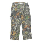 RUSSELL OUTDOORS Mens Cotton Blend Relaxed Straight Trousers W34 L29 Camouflage