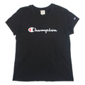 CHAMPION Womens T-Shirt Black L