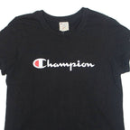 CHAMPION Womens T-Shirt Black L