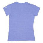 THE NORTH FACE Womens Blue Take A Hike Graphic T-Shirt S Short Sleeve V-Neck