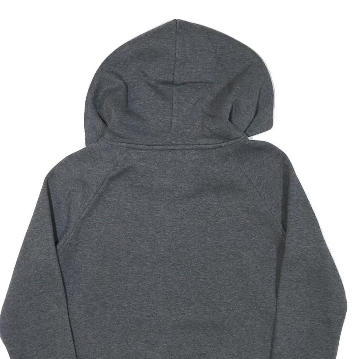 ADIDAS Womens Grey Hoodie XS Cotton Blend Pullover Sports Casual Sweatshirt