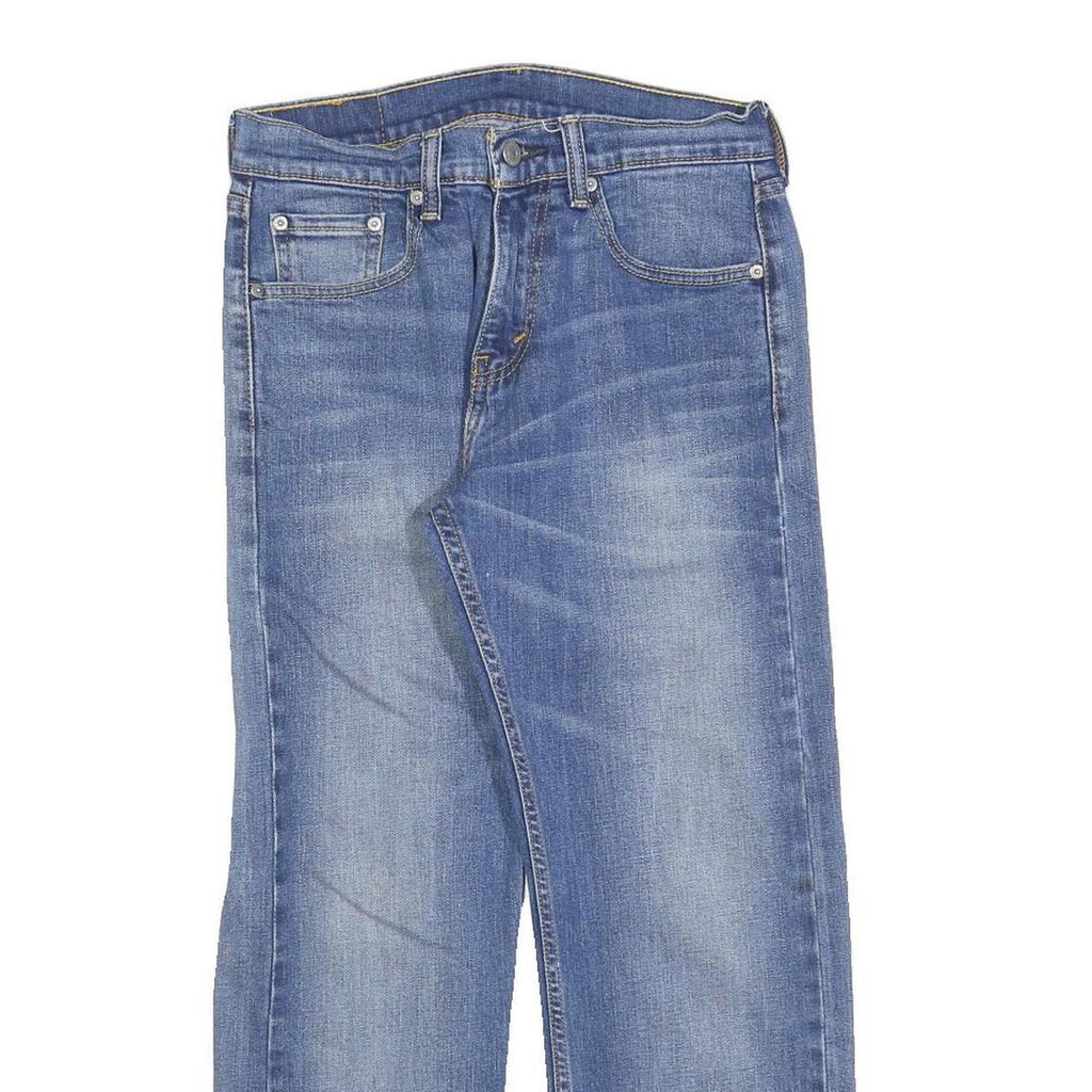 LEVI'S 505 Mens Jeans Blue Regular Straight Denim Medium W28 L26 Classic Zip