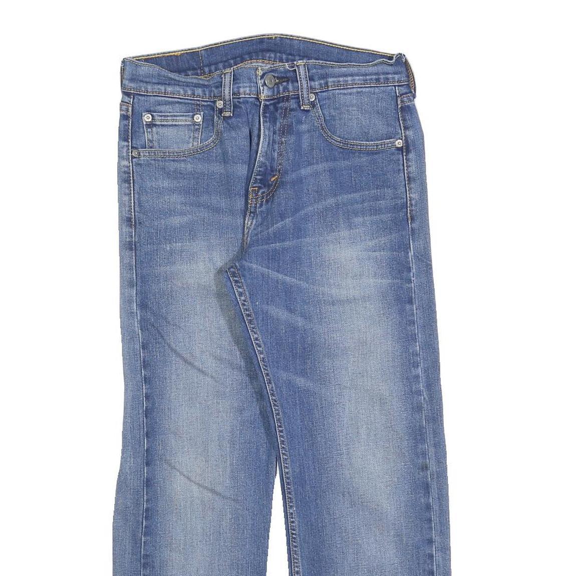 LEVI'S 505 Mens Jeans Blue Regular Straight Denim Medium W28 L26 Classic Zip