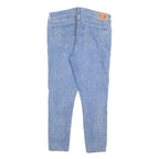 LEVI'S 710 Womens Blue Slim Skinny Denim Light W32 L26 Slim Fit Zip Jeans