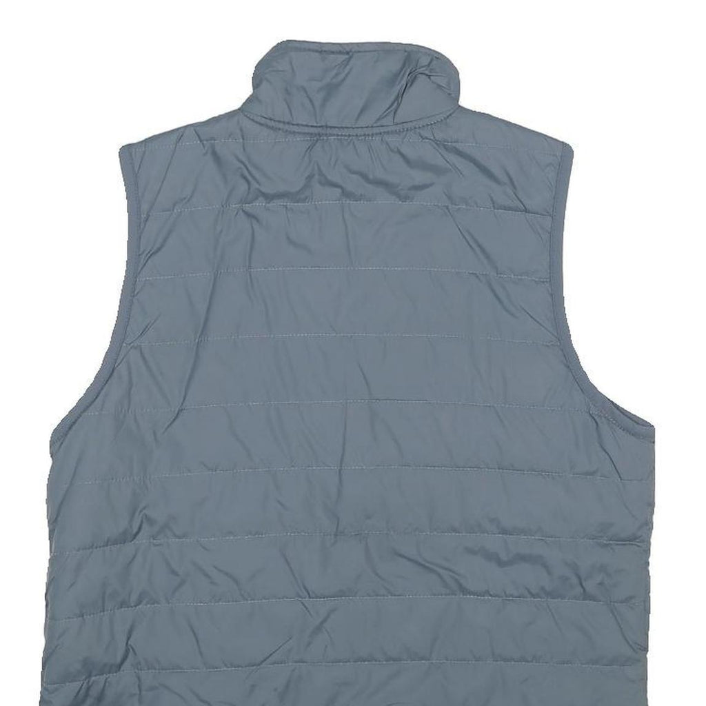 CARHARTT Womens Grey & Black Reversible Quilted Gilet Jacket M Polyester Zip