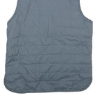 CARHARTT Womens Grey & Black Reversible Quilted Gilet Jacket M Polyester Zip