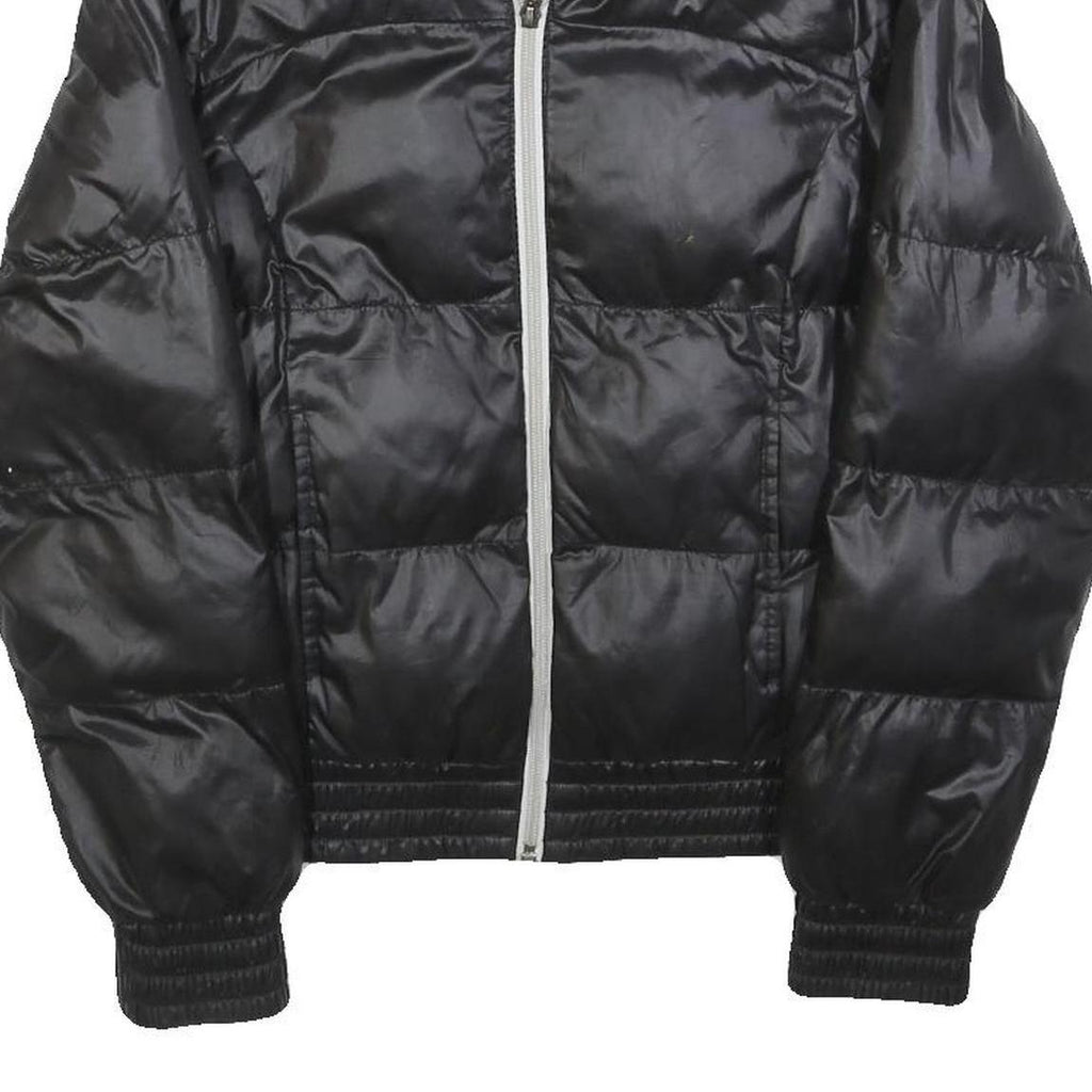 PUMA Womens Black Jacket UK 8 Polyester Blend Classic Zip Puffer Sportswear