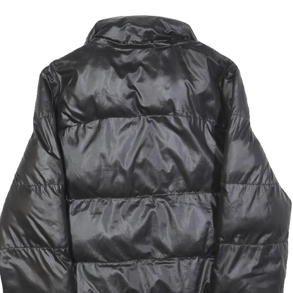 PUMA Womens Black Jacket UK 8 Polyester Blend Classic Zip Puffer Sportswear