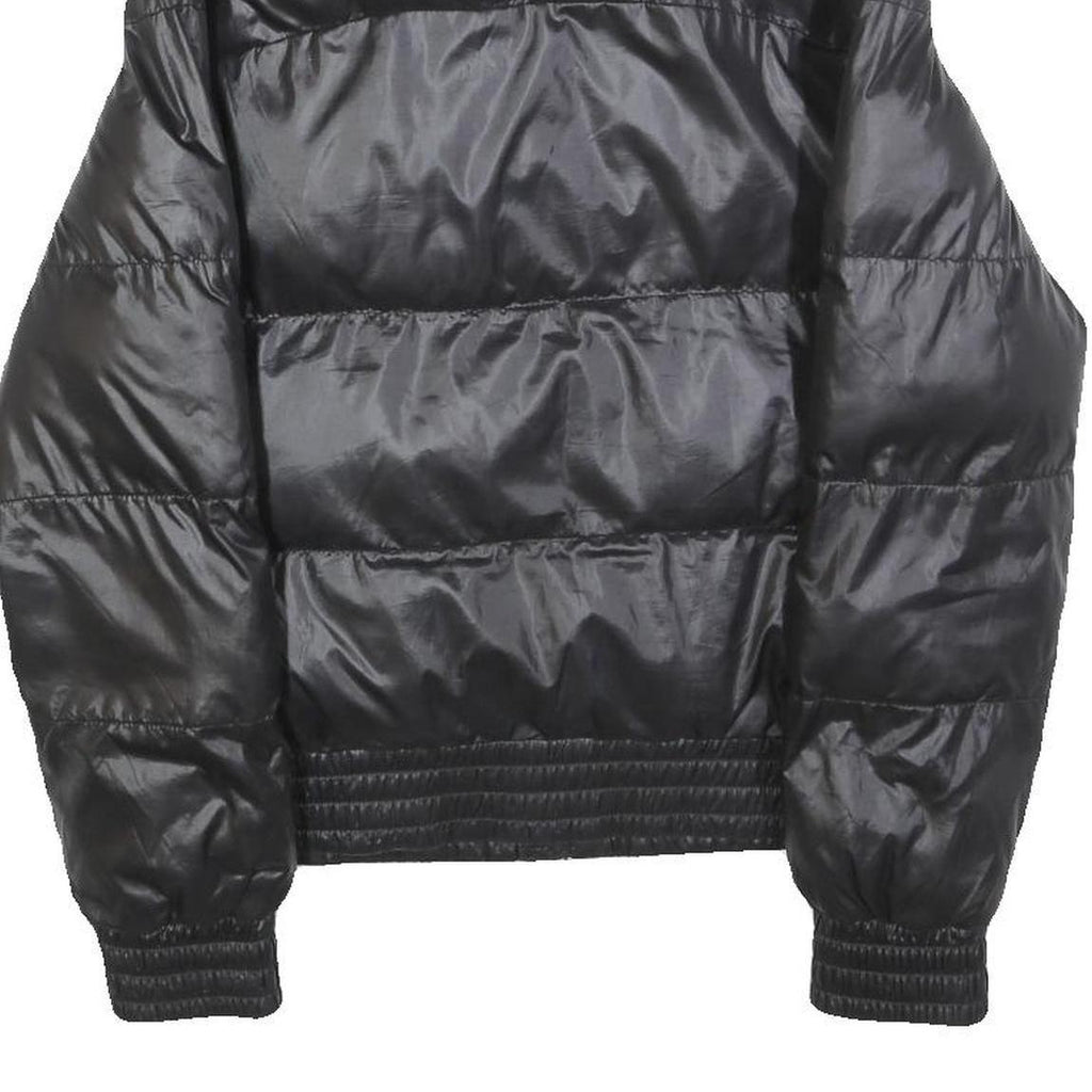 PUMA Womens Black Jacket UK 8 Polyester Blend Classic Zip Puffer Sportswear