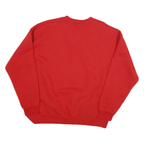 LEE Mens Red Fresno State Crew Neck XL Bulldogs Cotton Sweatshirt