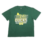 J. AMERICA Mens Green Oregon Ducks Graphic T-Shirt 2XL Short Sleeve Crew Neck