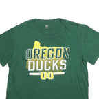 J. AMERICA Mens Green Oregon Ducks Graphic T-Shirt 2XL Short Sleeve Crew Neck