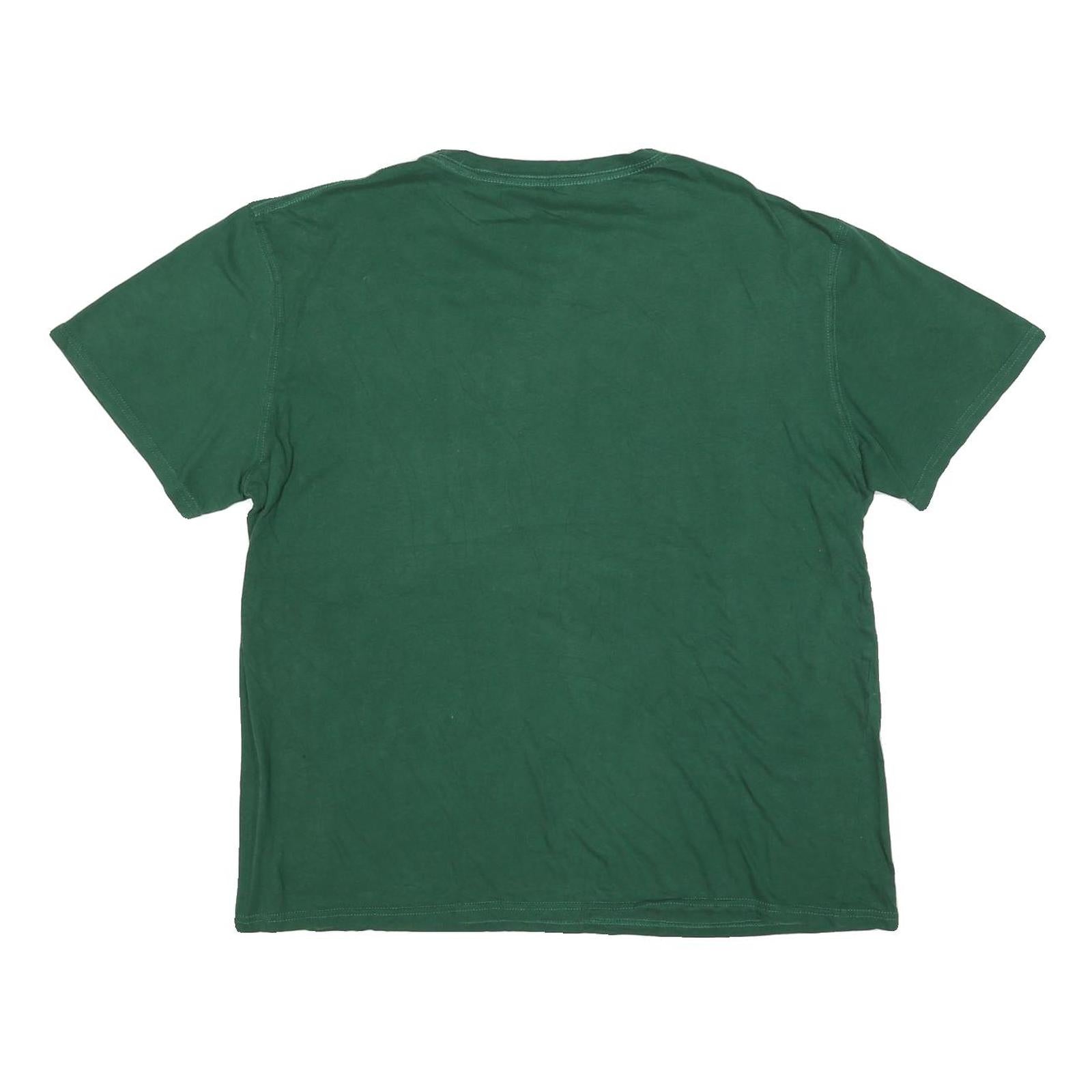 J. AMERICA Mens Green Oregon Ducks Graphic T-Shirt 2XL Short Sleeve Crew Neck