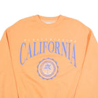 PULL&BEAR California Womens Sweatshirt Orange USA XS