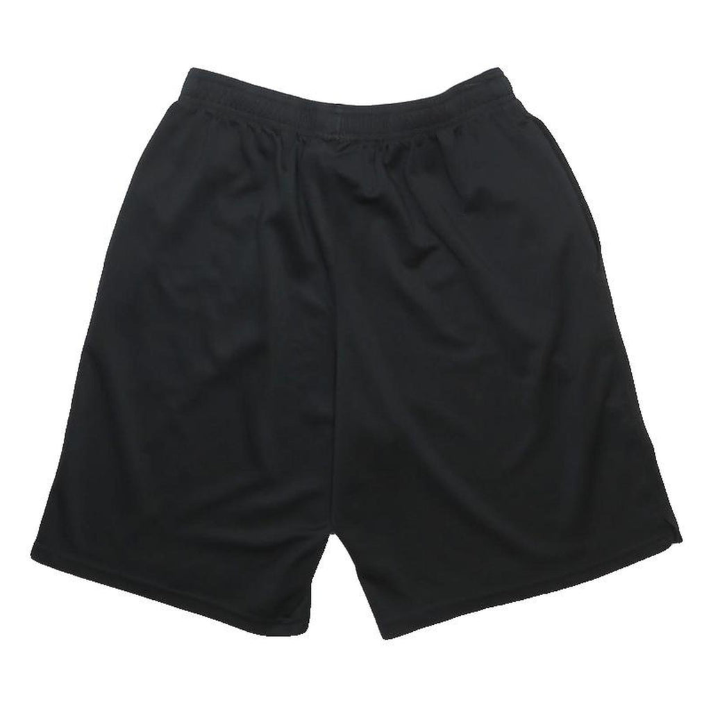 CHAMPION Mens Black Sports Casual Shorts M W26 Polyester Elastic Waist
