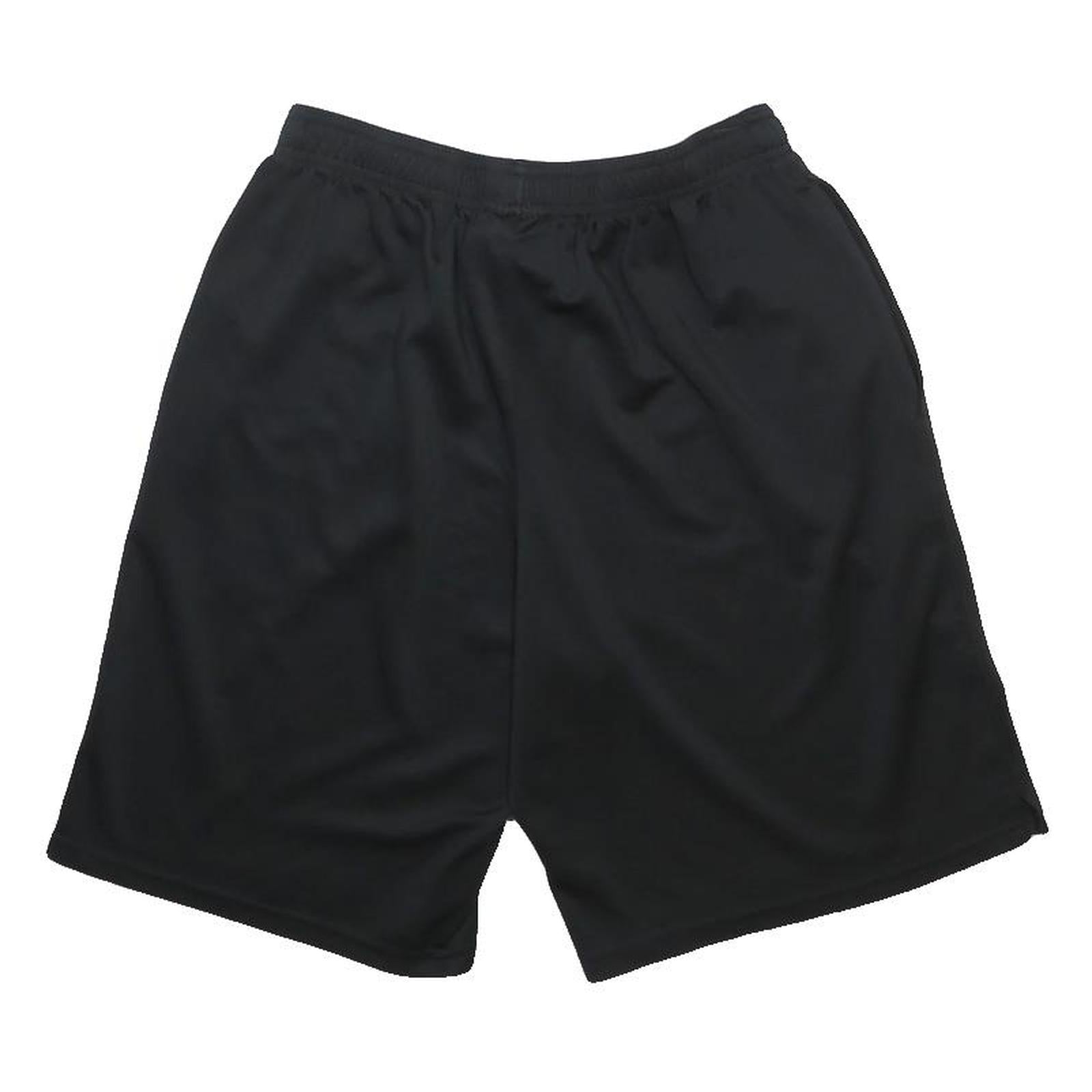 CHAMPION Mens Black Sports Casual Shorts M W26 Polyester Elastic Waist