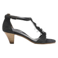 PAUL GREEN Strappy Sandals Black Synthetic Womens UK 4