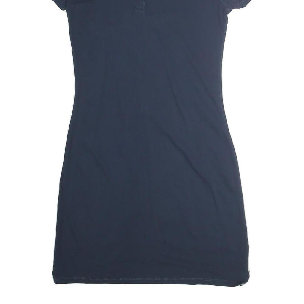 HILFIGER DENIM Womens Navy Blue Polo Cotton Dress Short Sleeve Mini S