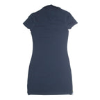 HILFIGER DENIM Womens Navy Blue Polo Cotton Dress Short Sleeve Mini S