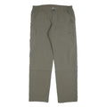 SHERPA Mens Cotton Blend Beige Regular Fit Straight Trousers W34 L32 Outdoor
