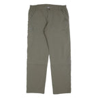 SHERPA Mens Cotton Blend Beige Regular Fit Straight Trousers W34 L32 Outdoor