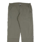 SHERPA Mens Cotton Blend Beige Regular Fit Straight Trousers W34 L32 Outdoor