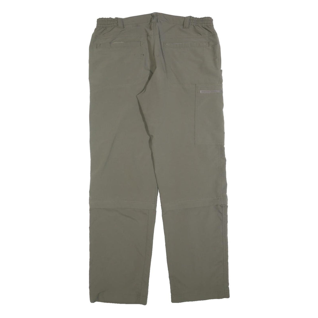 SHERPA Mens Cotton Blend Beige Regular Fit Straight Trousers W34 L32 Outdoor