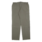 SHERPA Mens Cotton Blend Beige Regular Fit Straight Trousers W34 L32 Outdoor