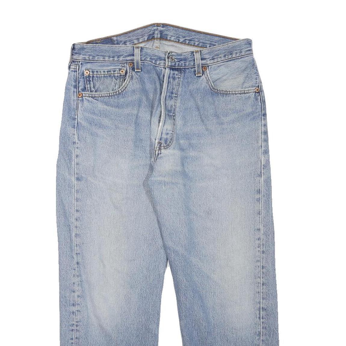 LEVI'S 501 Mens Regular Fit Straight Denim Light W32 L27 Classic Button Fly