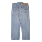 LEVI'S 501 Mens Regular Fit Straight Denim Light W32 L27 Classic Button Fly