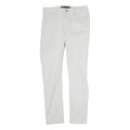 CALVIN KLEIN JEANS Womens Cotton Blend White Slim Skinny Trousers W28 L27