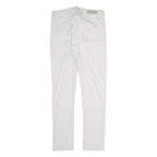 CALVIN KLEIN JEANS Womens Cotton Blend White Slim Skinny Trousers W28 L27