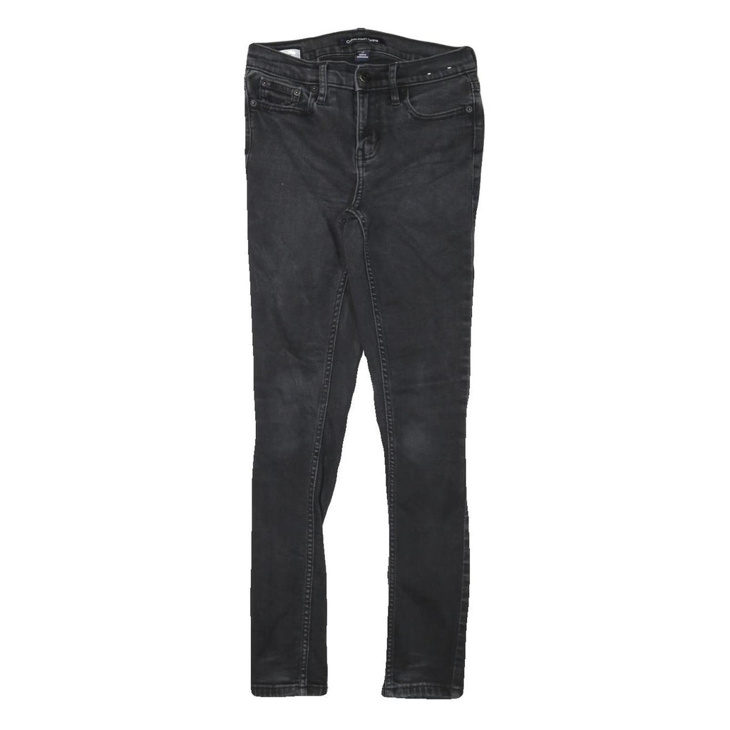 CALVIN KLEIN JEANS Womens Black Slim Skinny Denim Medium W25 L27 Stretch