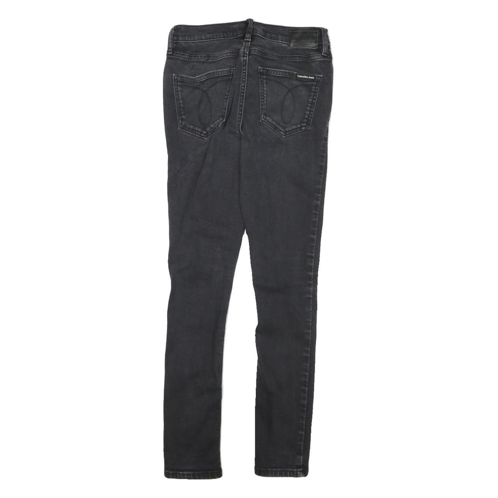 CALVIN KLEIN JEANS Womens Black Slim Skinny Denim Medium W25 L27 Stretch