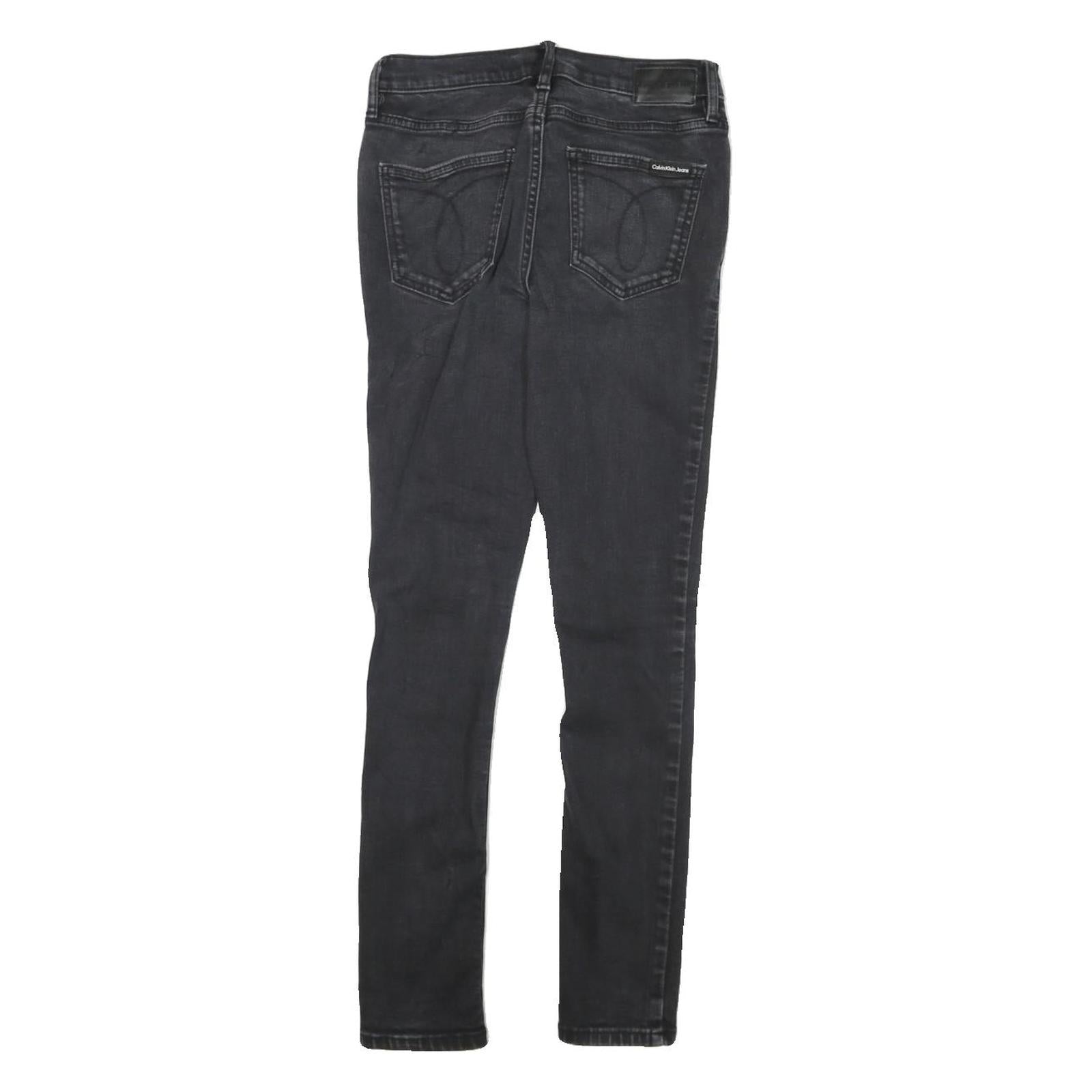 CALVIN KLEIN JEANS Womens Black Slim Skinny Denim Medium W25 L27 Stretch