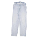 CARHARTT Womens Regular Fit Straight Leg Denim Light W26 L27 Cotton Blend Zip