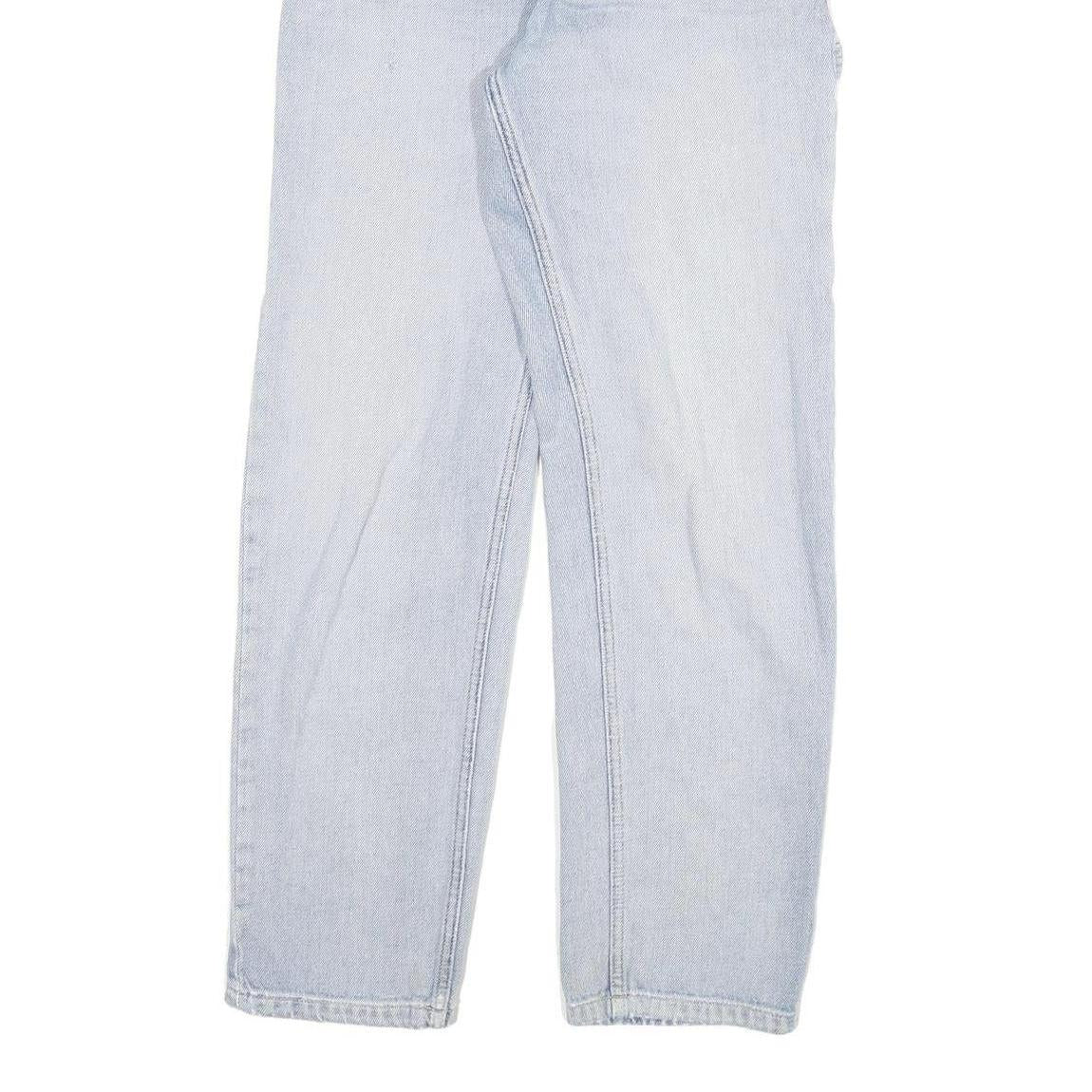 CARHARTT Womens Regular Fit Straight Leg Denim Light W26 L27 Cotton Blend Zip