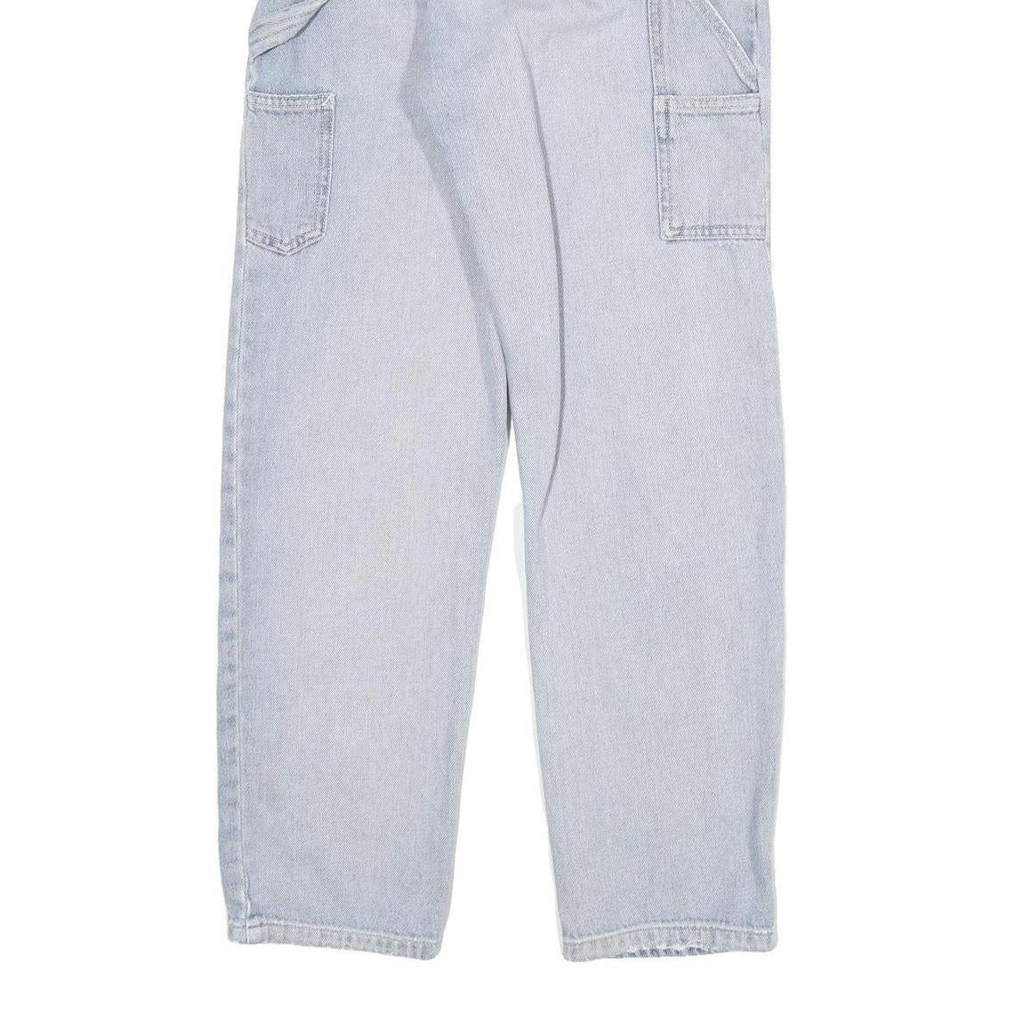 CARHARTT Womens Regular Fit Straight Leg Denim Light W26 L27 Cotton Blend Zip