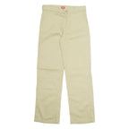 DICKIES Chino Womens Trousers Beige Regular Straight W28 L29