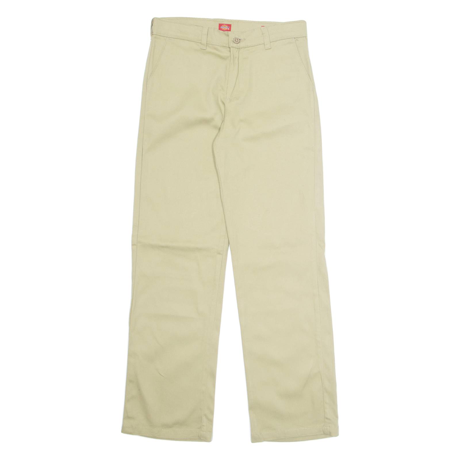 DICKIES Chino Womens Trousers Beige Regular Straight W28 L29