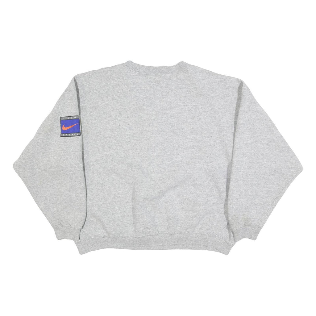 NIKE Mens Grey Gators Football Crew Neck XL Sweatshirt Cotton Blend Pullover