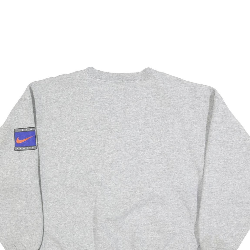 NIKE Mens Grey Gators Football Crew Neck XL Sweatshirt Cotton Blend Pullover