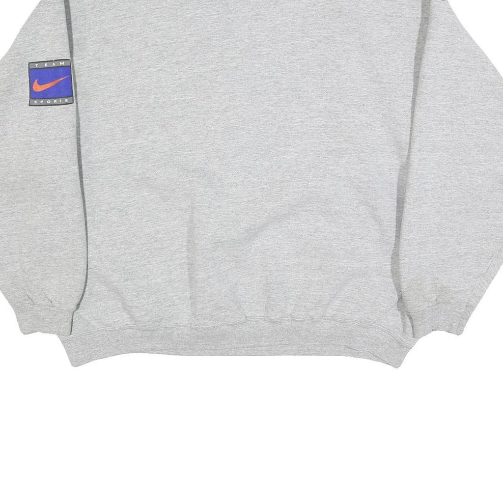 NIKE Mens Grey Gators Football Crew Neck XL Sweatshirt Cotton Blend Pullover