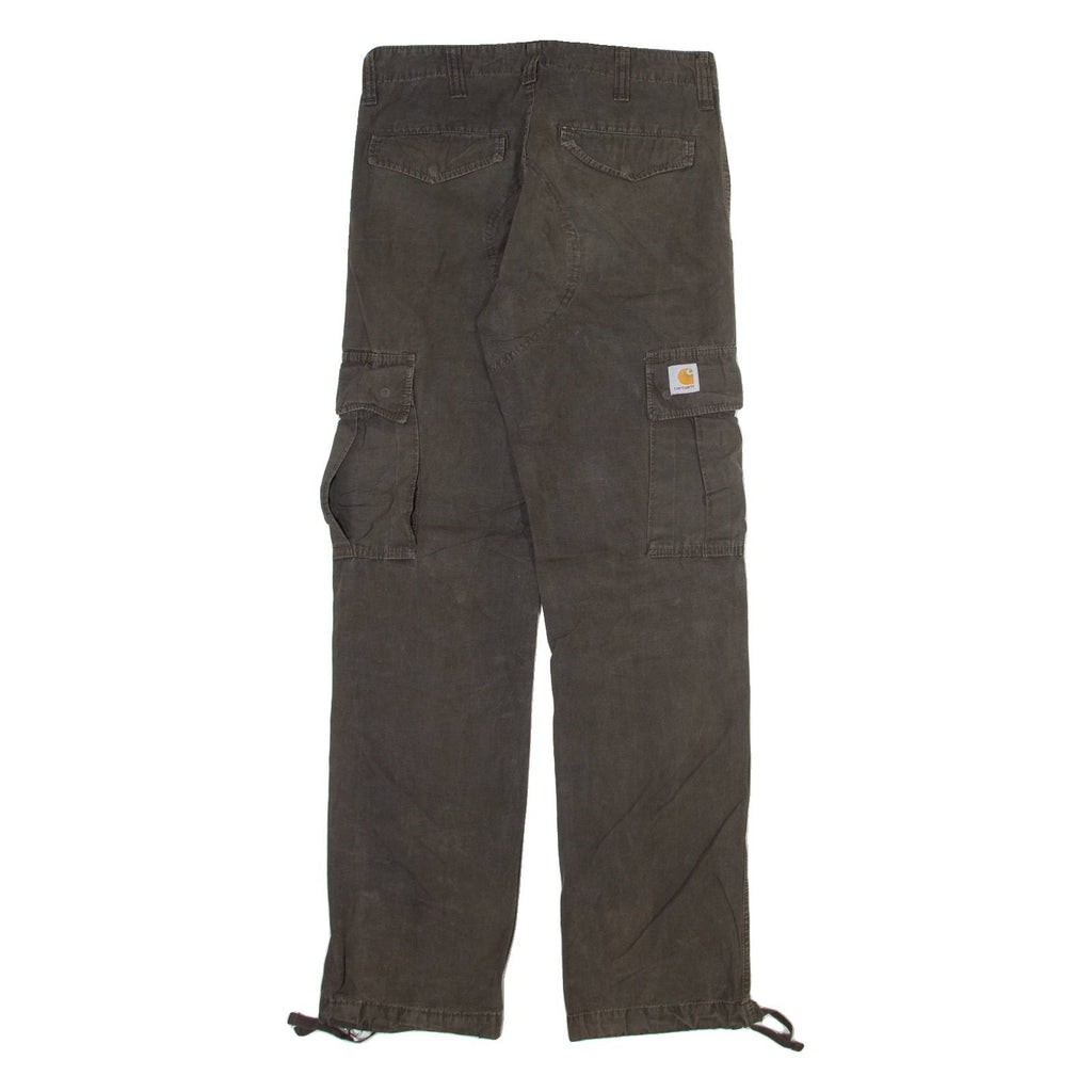 CARHARTT Cargo Mens Trousers Grey Regular Straight W29 L34