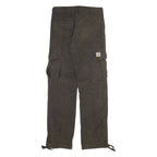 CARHARTT Cargo Mens Trousers Grey Regular Straight W29 L34