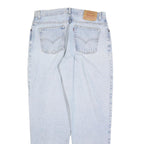 LEVI'S Womens 550 Tapered Relaxed Fit Blue Denim Cotton Blend W34 L32 Classic