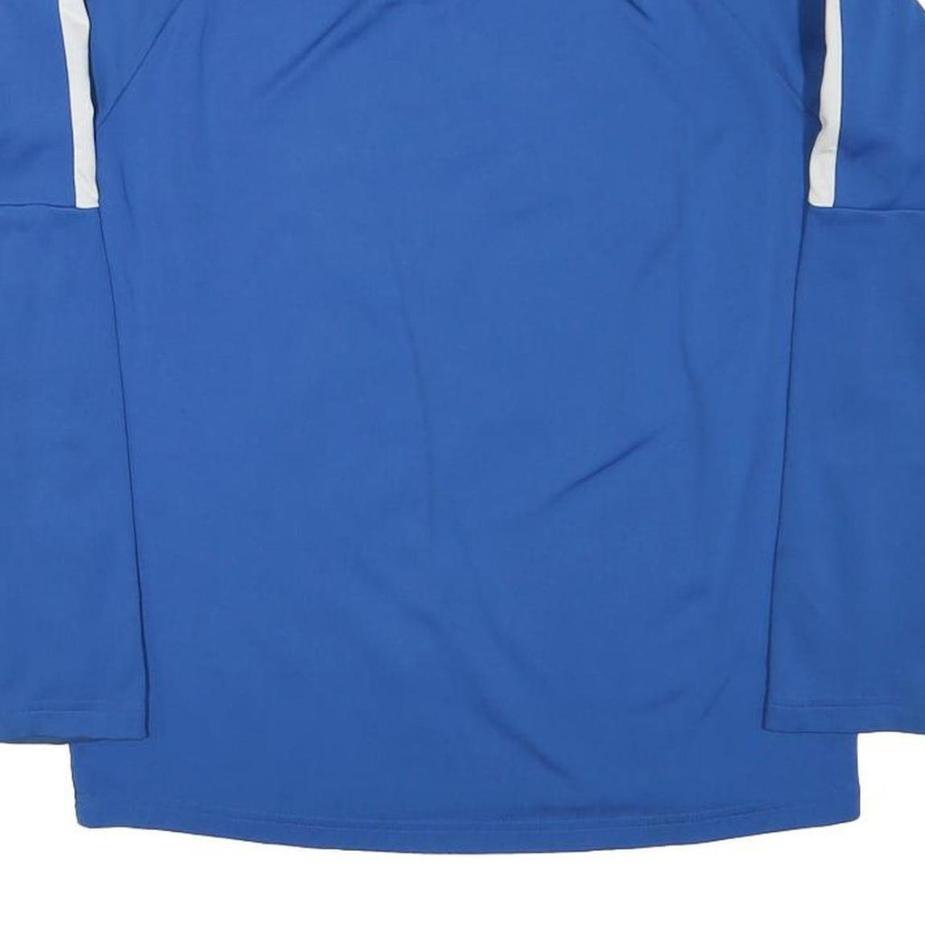 NIKE Mens Blue 1/4 Zip S Sweatshirt Polyester Blend Athletic Sportswear