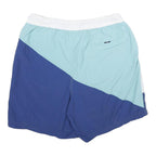 NAUTICA Mens Shorts Blue & White Colourblock Casual L W32 Swimwear