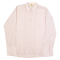 M CLUB Mens Formal Shirt Pink 90s Long Sleeve L